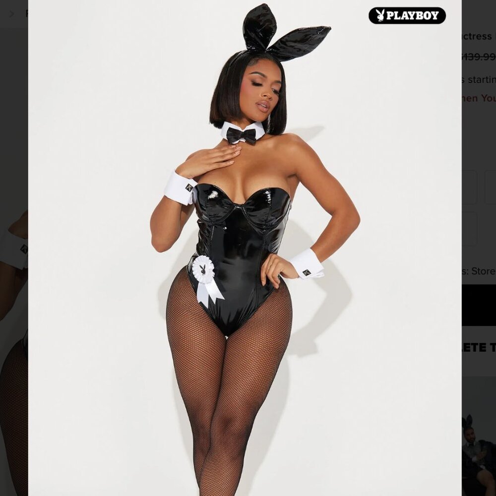 Brand New Playboy Seductress Bunny Costume